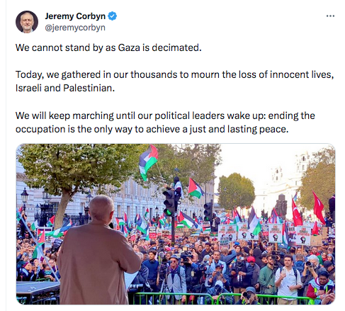 https://x.com/jeremycorbyn/status/1713211059962609981?s=20